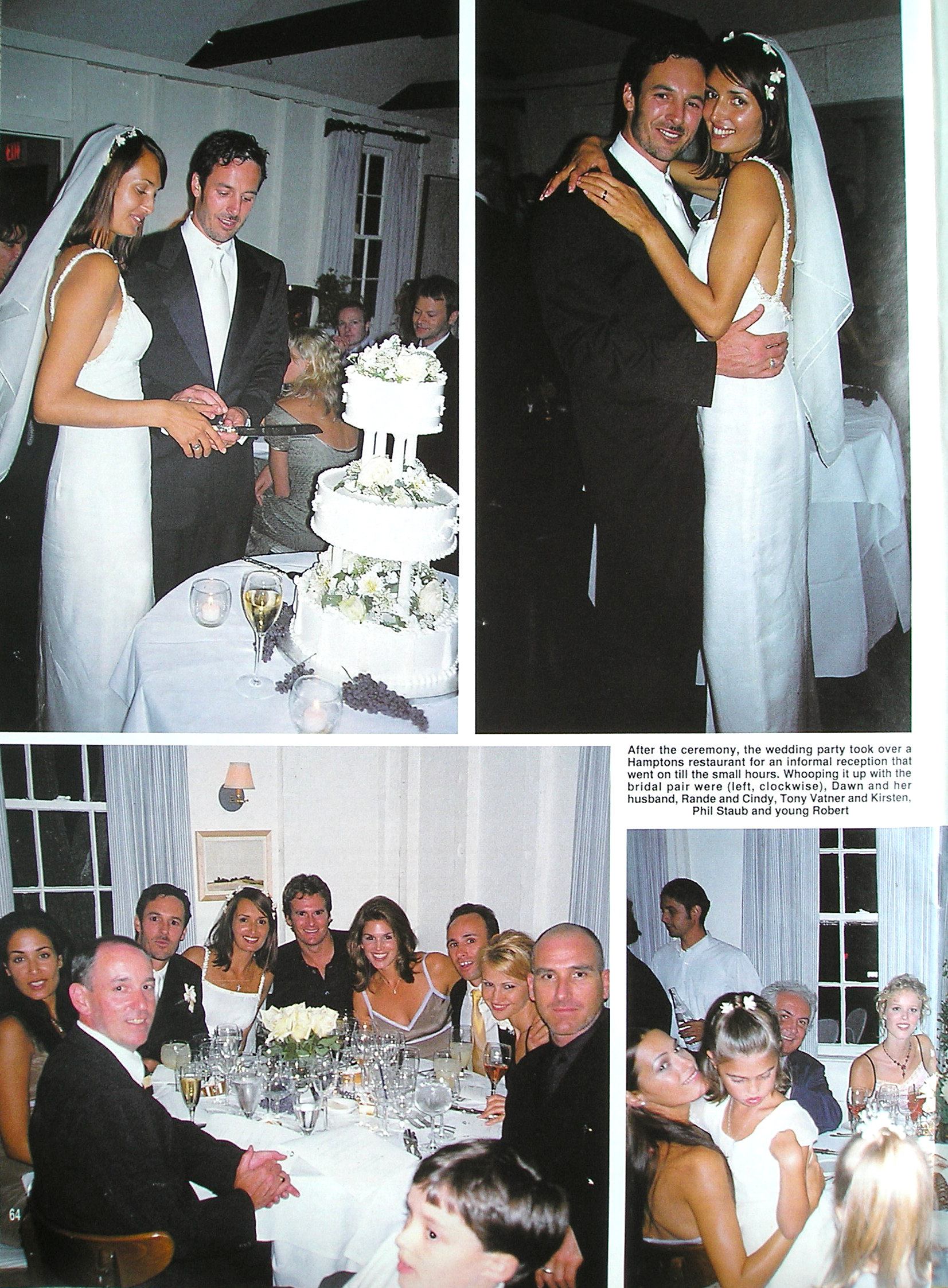 the Le Bon family in Gail Elliott's wedding to Joe Coffey.